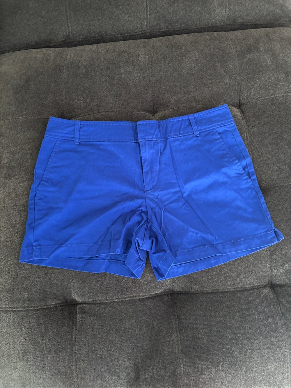 Women's Royal Blue Casual Cotton Shorts